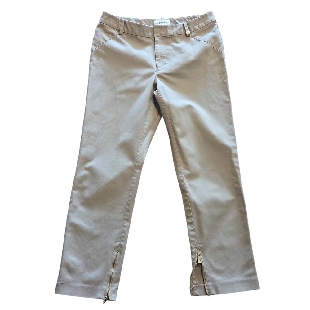 Chic Calvin Klein Petites Cream Pants - Size 6P
